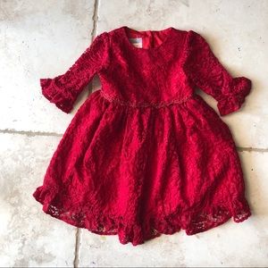 Toddler red dress